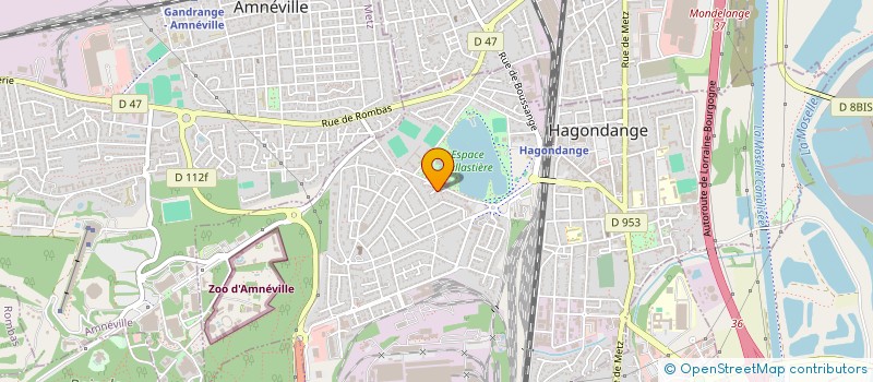 localisation de l'entreprise MADAME SAMIA BEKKAYE  HAGONDANGE