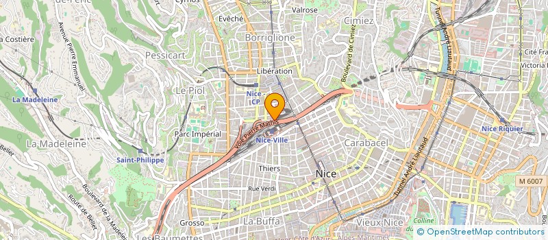 localisation de l'entreprise MADAME SAMIA BELAHBIB à NICE
