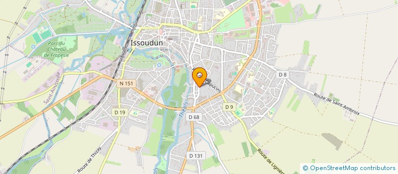 localisation de l'entreprise MADAME SAMIA BELHADJ à ISSOUDUN