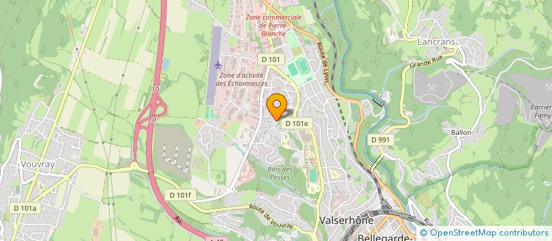 localisation de l'entreprise MADAME SAMIA BENAICHA à VALSERHONE