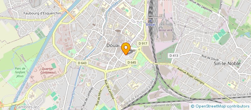 localisation de l'entreprise MADAME SAMIA BENALI  DOUAI