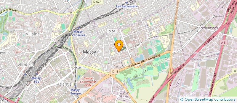 localisation de l'entreprise MADAME SAMIA BENDJEDDAH à MASSY