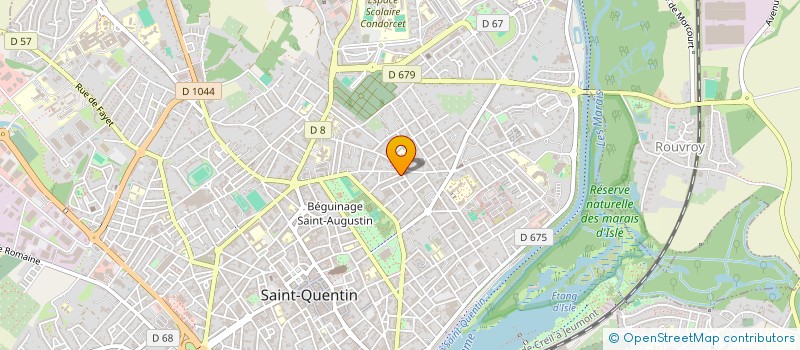 localisation de l'entreprise MADAME SAMIA BENHADJ à SAINT-QUENTIN