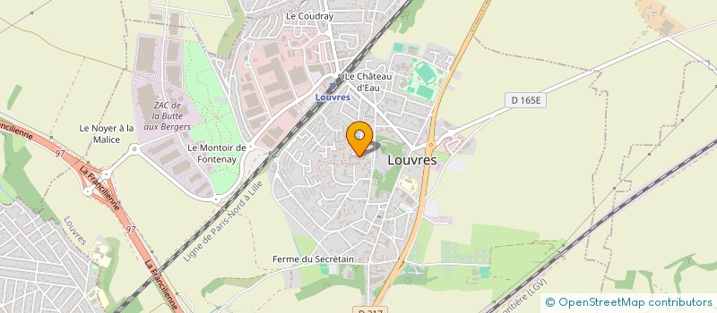 localisation de l'entreprise MADAME SAMIA BENNAJI à LOUVRES