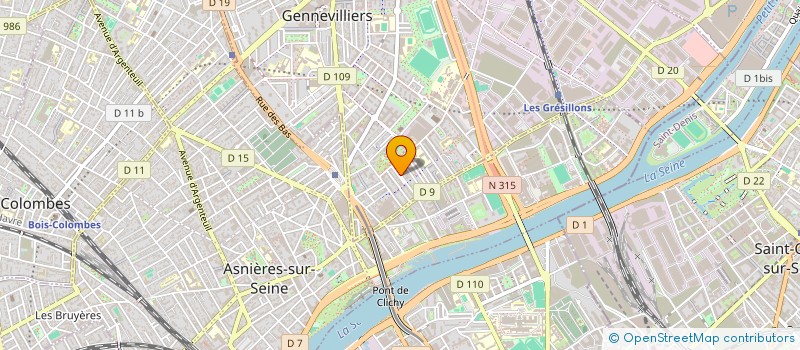 localisation de l'entreprise MADAME SAMIA BENRABIA  GENNEVILLIERS