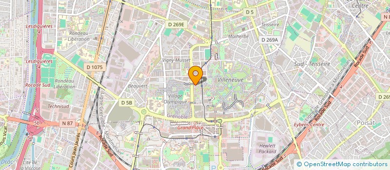 localisation de l'entreprise MADAME SAMIA BENTELLI à GRENOBLE