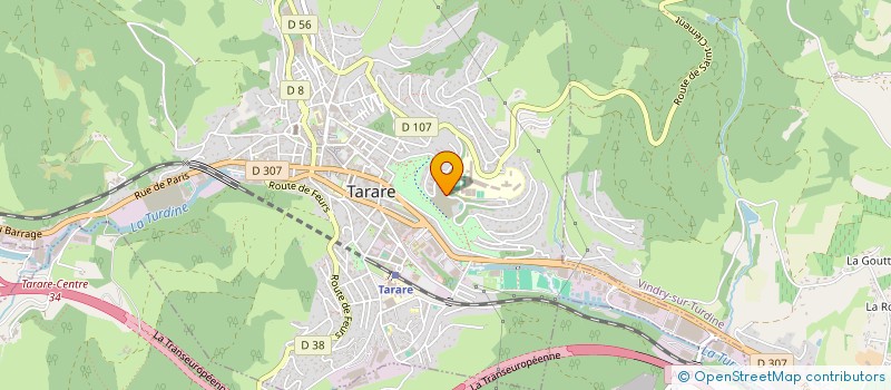 localisation de l'entreprise MADAME SAMIA BOUAKBA  TARARE