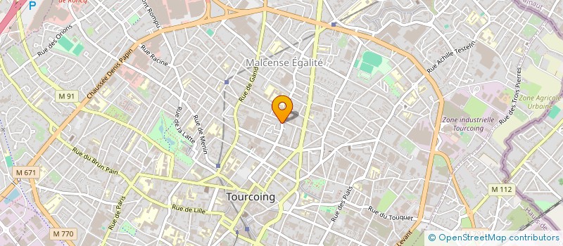 localisation de l'entreprise MADAME SAMIA BOUAZZA  TOURCOING