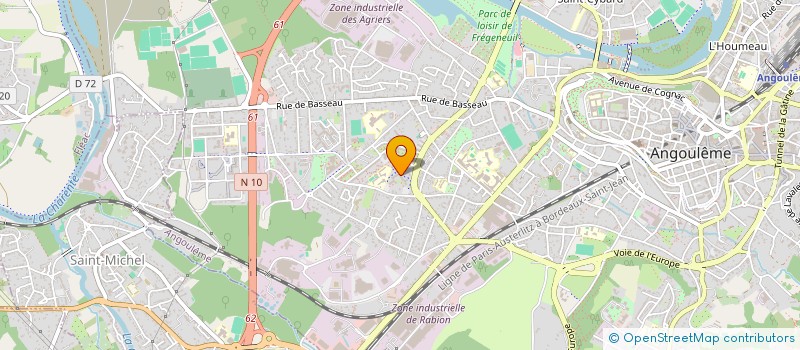 localisation de l'entreprise MADAME SAMIA BOUHLEL à ANGOULEME