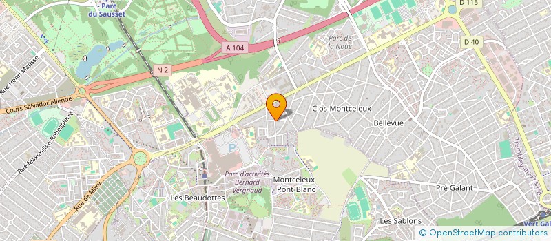 localisation de l'entreprise MADAME SAMIA BOURIMECH à VILLEPINTE