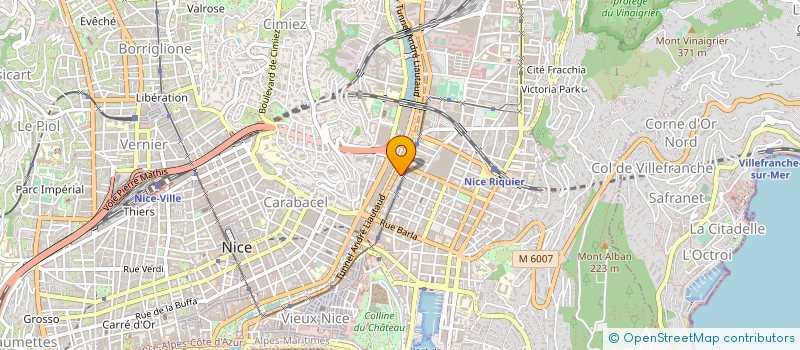 localisation de l'entreprise MADAME SAMIA BOUSNINA à NICE