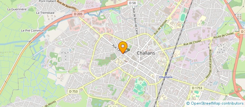 localisation de l'entreprise MADAME SAMIA CHAKRI à CHALLANS