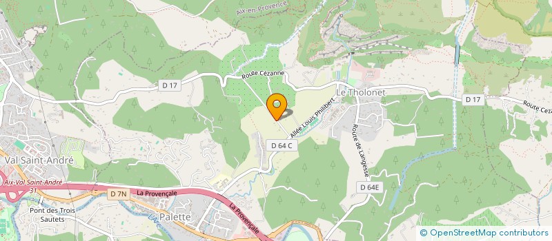 localisation de l'entreprise MADAME SAMIA CHERY  LE THOLONET