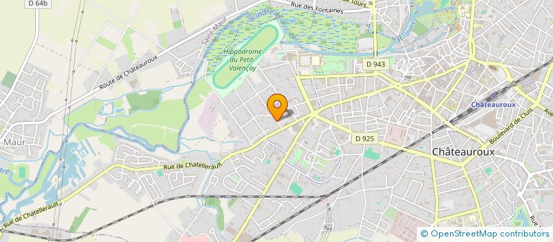 localisation de l'entreprise MADAME SAMIA CHOUYA à CHATEAUROUX