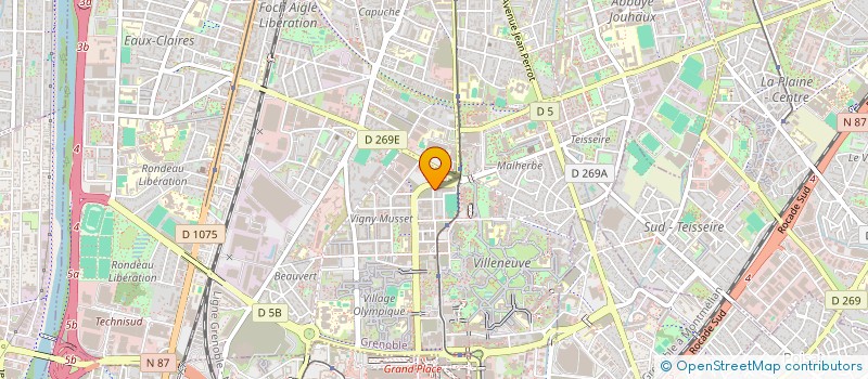 localisation de l'entreprise MADAME SAMIA DJEBBOUR  GRENOBLE