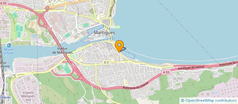 localisation de l'entreprise MADAME SAMIA DJERMOUNE  MARTIGUES