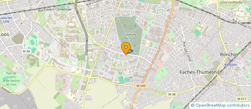 localisation de l'entreprise MADAME SAMIA DRIBINE à LILLE