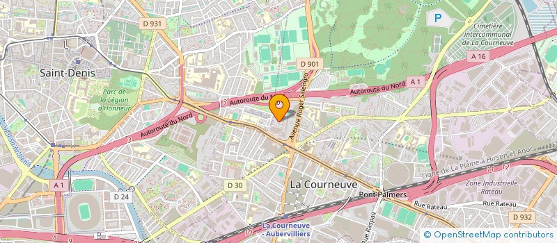 localisation de l'entreprise MADAME SAMIA ED DIF à LA COURNEUVE