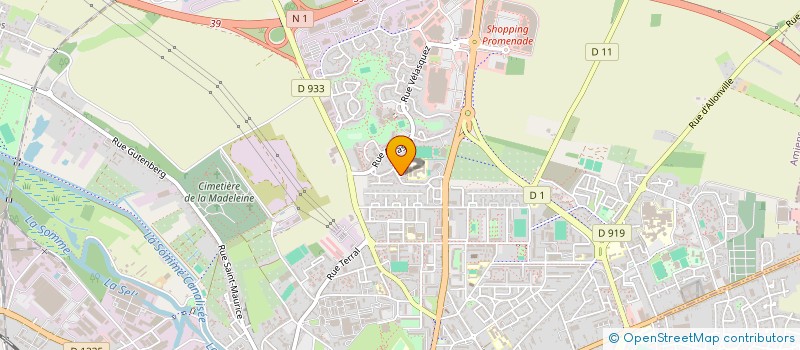 localisation de l'entreprise MADAME SAMIA EL AMRANI  AMIENS