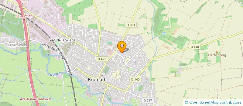 localisation de l'entreprise MADAME SAMIA EL MASSIOUI  BRUMATH