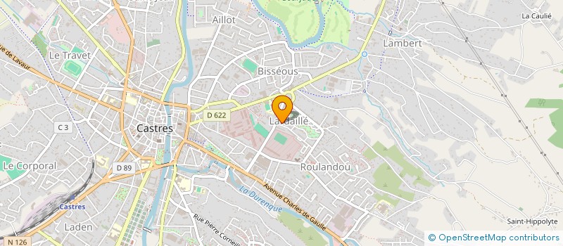 localisation de l'entreprise MADAME SAMIA FORLOUL  CASTRES