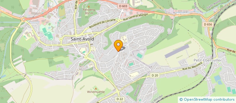 localisation de l'entreprise MADAME SAMIA GHAFIR  SAINT-AVOLD