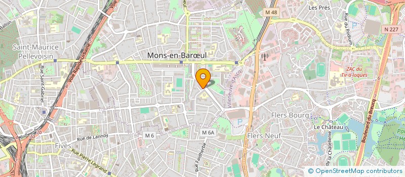 localisation de l'entreprise MADAME SAMIA HEBRI  MONS-EN-BARUL