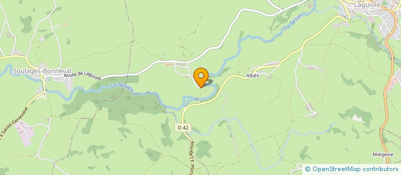 localisation de l'entreprise MADAME SAMIA HOGGAS  LAGUIOLE