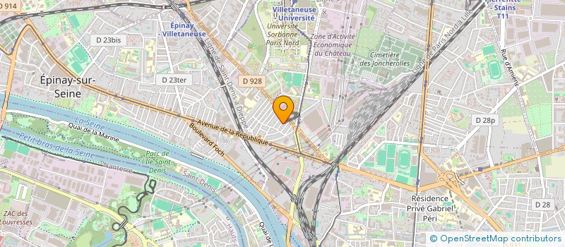 localisation de l'entreprise MADAME SAMIA IZRI  EPINAY-SUR-SEINE