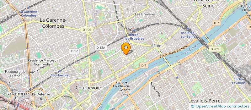 localisation de l'entreprise MADAME SAMIA KAFI à COURBEVOIE
