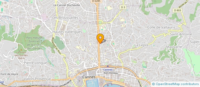 localisation de l'entreprise MADAME SAMIA KEBDANI à CANNES