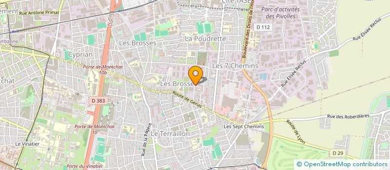 localisation de l'entreprise MADAME SAMIA KHIATI  VAULX-EN-VELIN