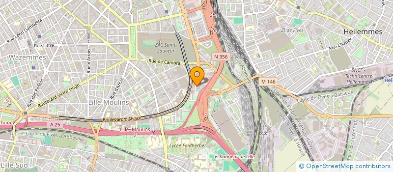 localisation de l'entreprise MADAME SAMIA KHRIS à LILLE