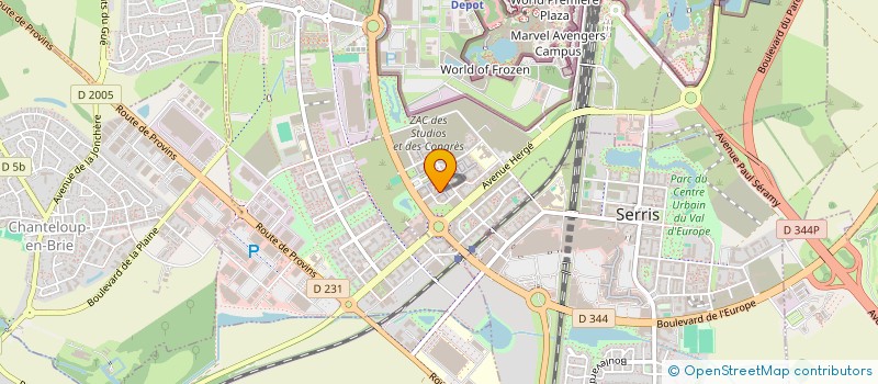 localisation de l'entreprise MADAME SAMIA LALLOUCHE  CHESSY