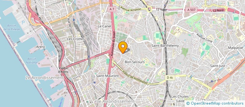 localisation de l'entreprise MADAME SAMIA MAMERI à MARSEILLE