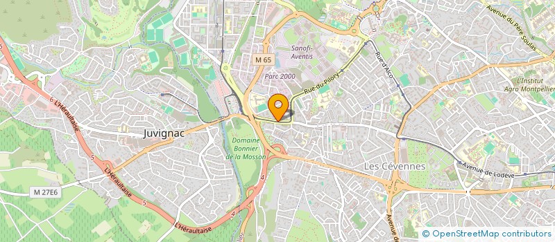 localisation de l'entreprise MADAME SAMIA MAOUCHI à MONTPELLIER