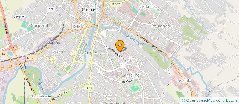 localisation de l'entreprise MADAME SAMIA MARGOUM  CASTRES