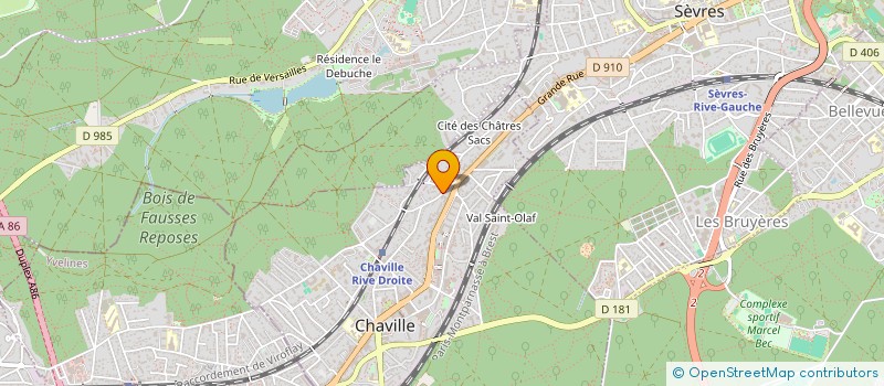 localisation de l'entreprise MADAME SAMIA MENOUAR à CHAVILLE