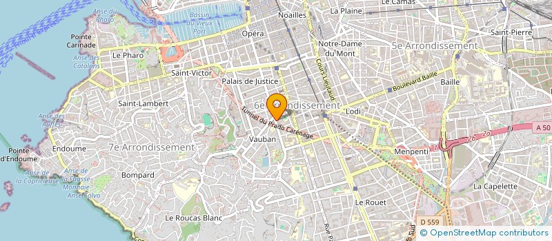 localisation de l'entreprise MADAME SAMIA MERAOUNA à MARSEILLE
