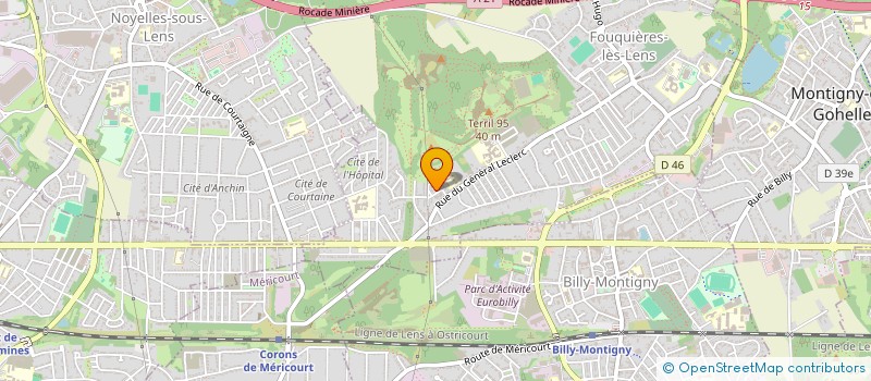 localisation de l'entreprise MADAME SAMIA MERIMECHE  FOUQUIERES-LES-LENS