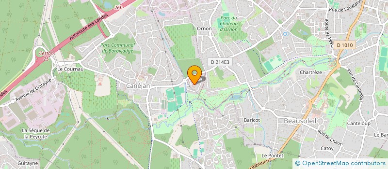 localisation de l'entreprise MADAME SAMIA MERZOUK  CANEJAN