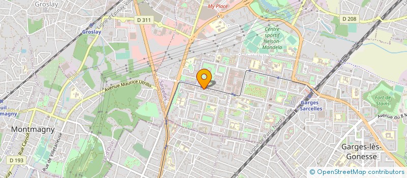 localisation de l'entreprise MADAME SAMIA NAMAR à SARCELLES