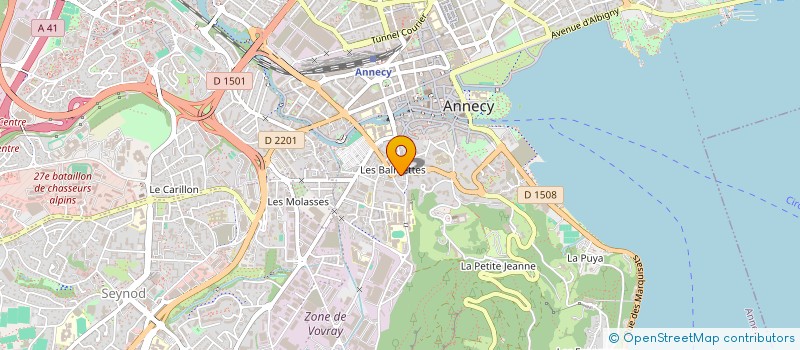 localisation de l'entreprise MADAME SAMIA OUADAH à ANNECY