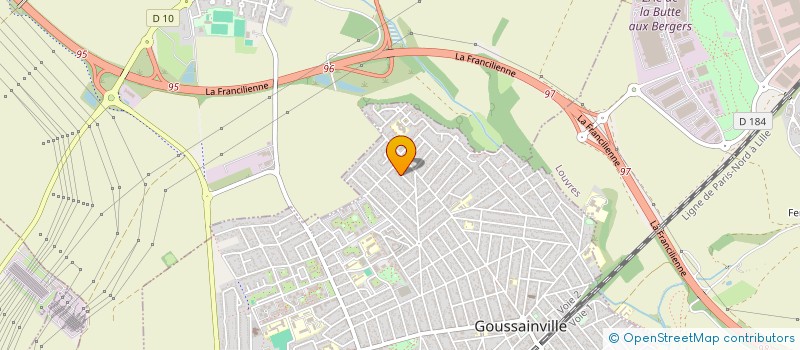 localisation de l'entreprise MADAME SAMIA OUIRINI  GOUSSAINVILLE