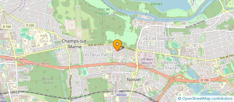 localisation de l'entreprise MADAME SAMIA RAMDANI  NOISIEL