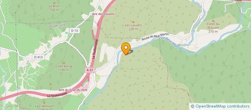 localisation de l'entreprise MADAME SAMIA REBAIA  PIERREFEU-DU-VAR