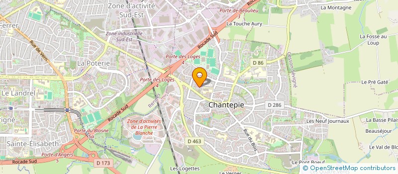 localisation de l'entreprise MADAME SAMIA RECHIK  CHANTEPIE