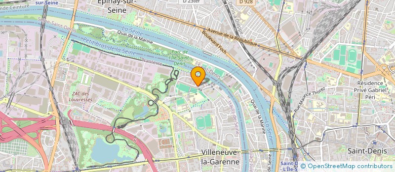 localisation de l'entreprise MADAME SAMIA RHOUFIR  VILLENEUVE-LA-GARENNE