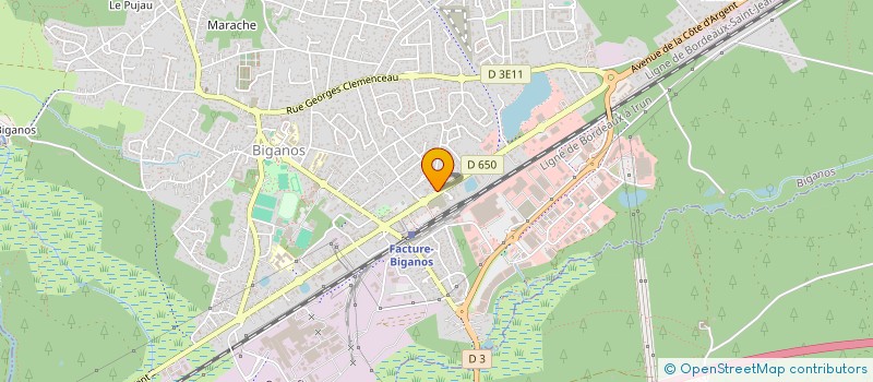 localisation de l'entreprise MADAME SAMIA SAAIDIA  BIGANOS