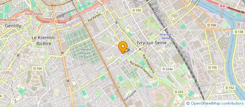 localisation de l'entreprise MADAME SAMIA SACI  IVRY-SUR-SEINE